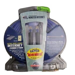 Monster Internet Connection Cable 25 FT 24k Gold